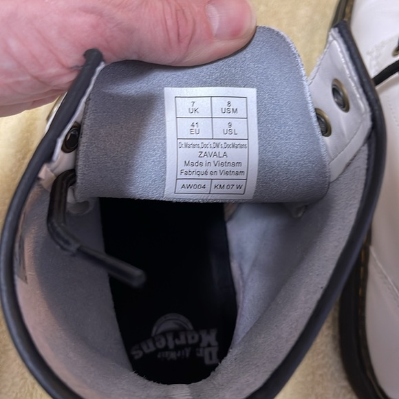 White Doc Marten Zavala boot. - Picture 9 of 10